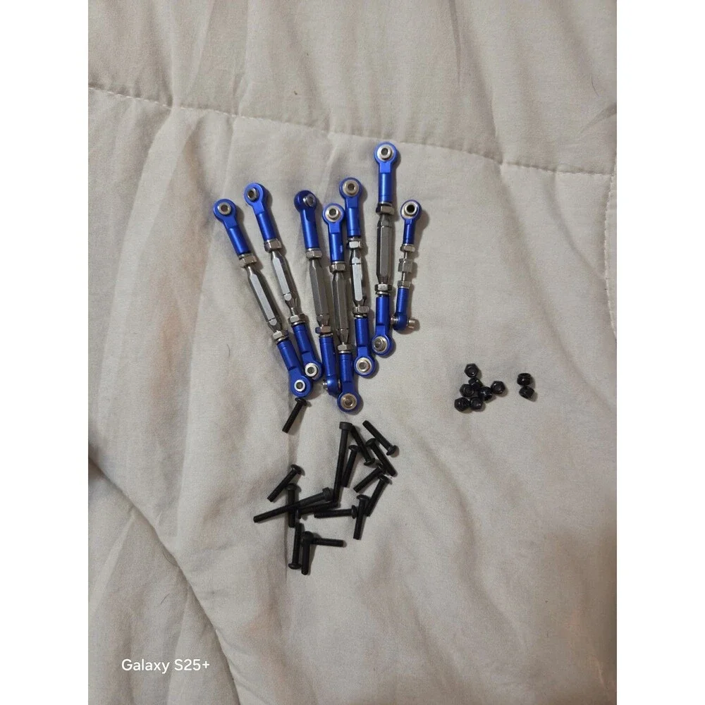 Metal Turnbuckles Rod Camber Links Steering Linkage Tie Rods Pull Rod Compati...